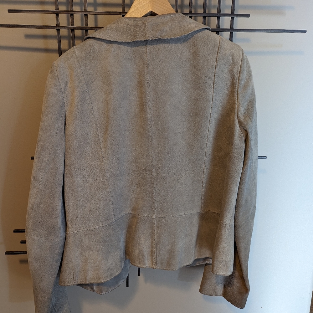 WHBM Suede Ruffle Jacket - Picture 7 of 10